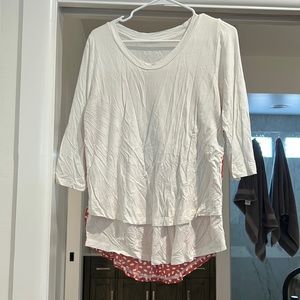 Latched Mama 3/4 Sleeve Scoop Neck Nursing Top 2.0